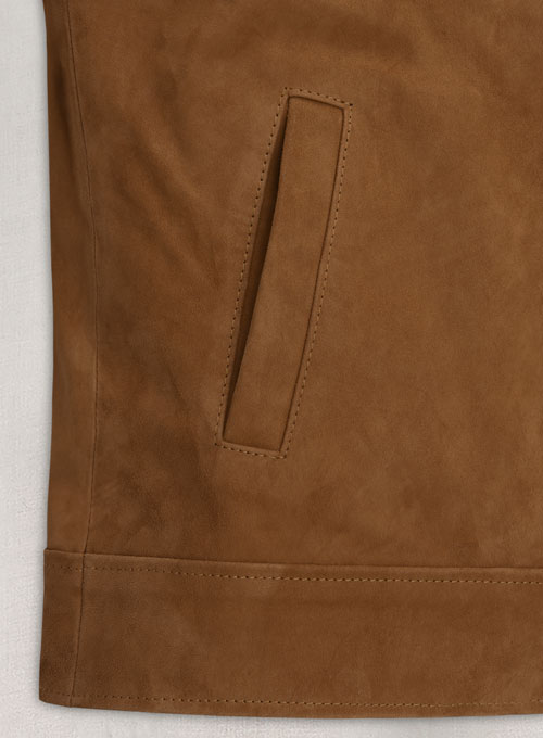 John Krasinski Suede Jacket