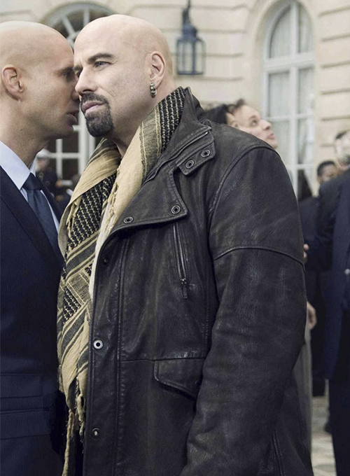 John Travolta From Paris with Love Leather Jacket