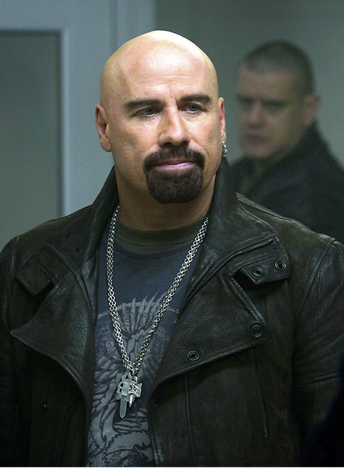 John Travolta From Paris with Love Leather Jacket
