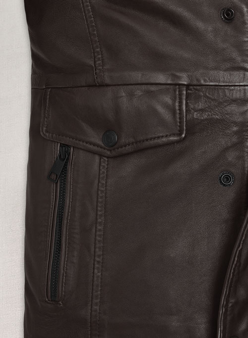 John Travolta From Paris with Love Leather Jacket