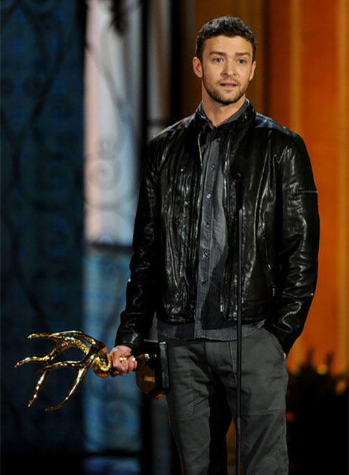 Justin Timberlake Guys Choice Awards Leather Jacket