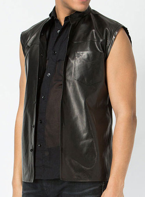 Leather Shirt Sleeveless #2
