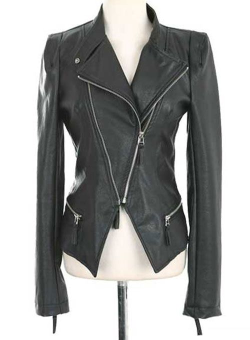 Leather Biker Jacket # 526