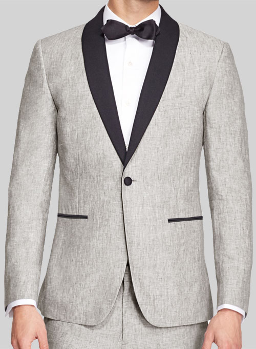 Linen Tuxedo Jacket