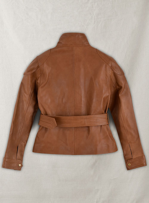 Log Cabin Brown Wax Leather Jacket #286