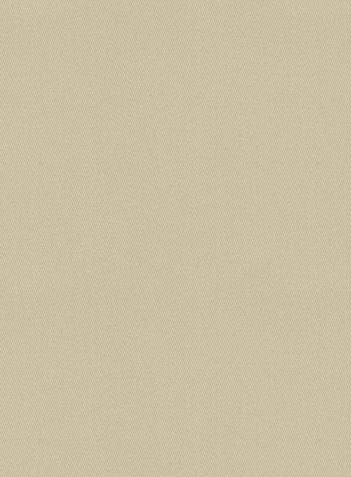 Light Khaki Stretch Chino Jacket - Click Image to Close