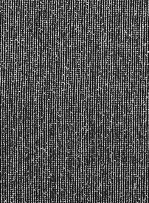 Light Weight Slubby Black Tweed Jacket