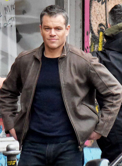 Matt Damon Jason Bourne Leather Jacket
