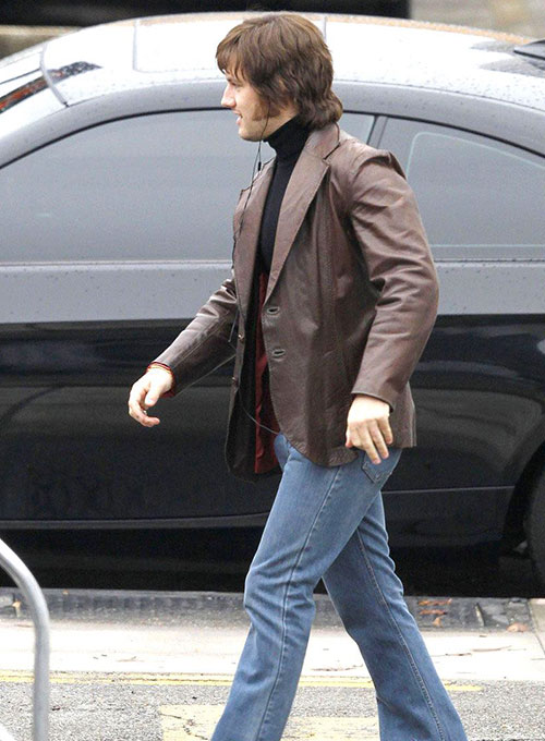 Michael Shannon Elvis & Nixon Leather Blazer
