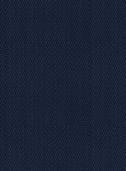 Napolean Bold Blue Wool Tuxedo Jacket