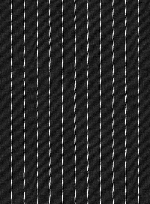 Napolean Black Stripe Wool Jacket