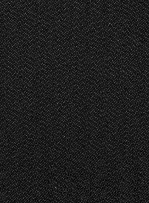 Napolean Black Weave Wool Jacket