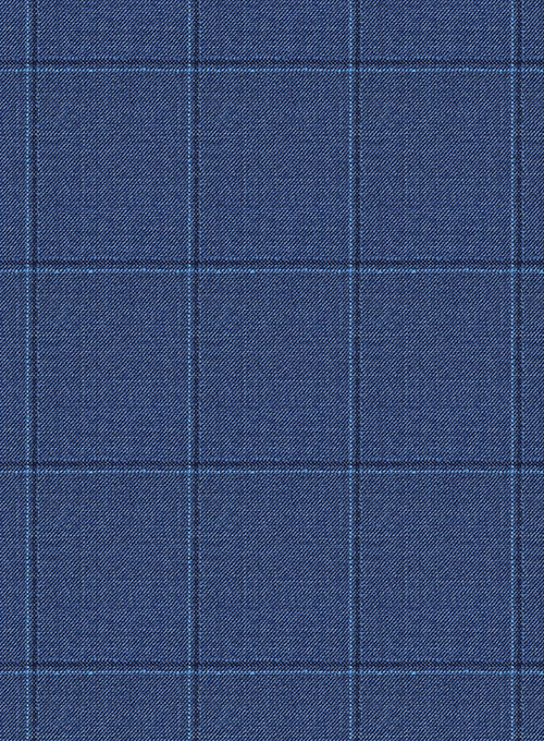 Napolean Pane Blue Wool Jacket - Click Image to Close