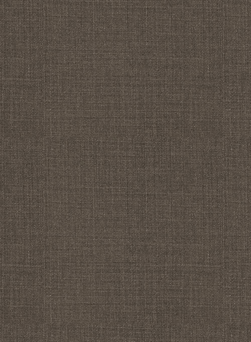 Napolean Sharkskin Brown Wool Tuxedo Jacket
