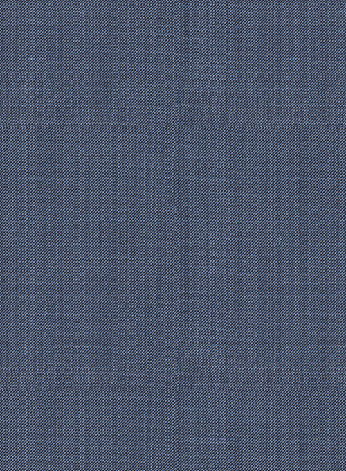 Napolean Sharkskin Slate Blue Wool Tuxedo Jacket