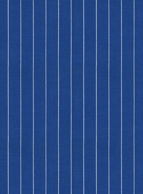 Napolean Stripo Royal Blue Wool Jacket