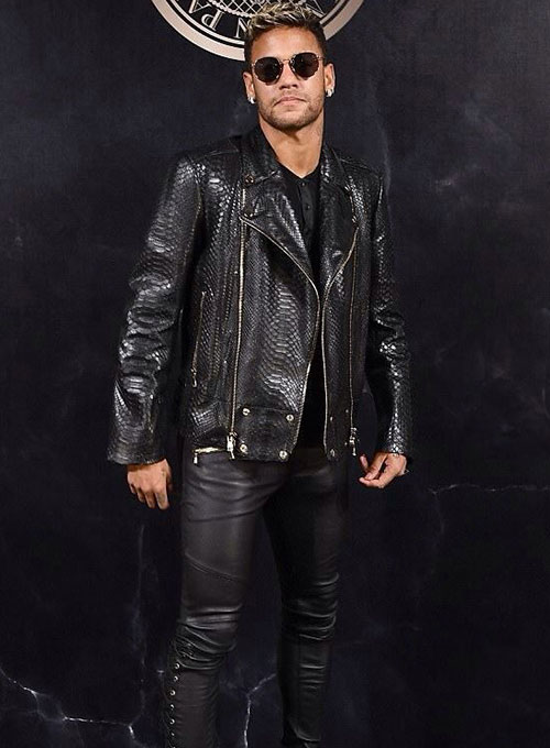 Neymar Leather Jacket : Made To Measure 
