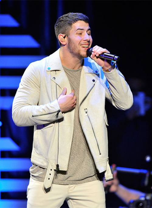 Nick Jonas Leather Jacket #3 Nick Jonas Leather Jacket #3