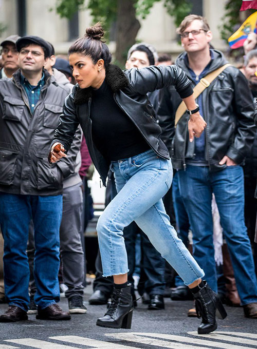 Priyanka Chopra Quantico Leather Jacket
