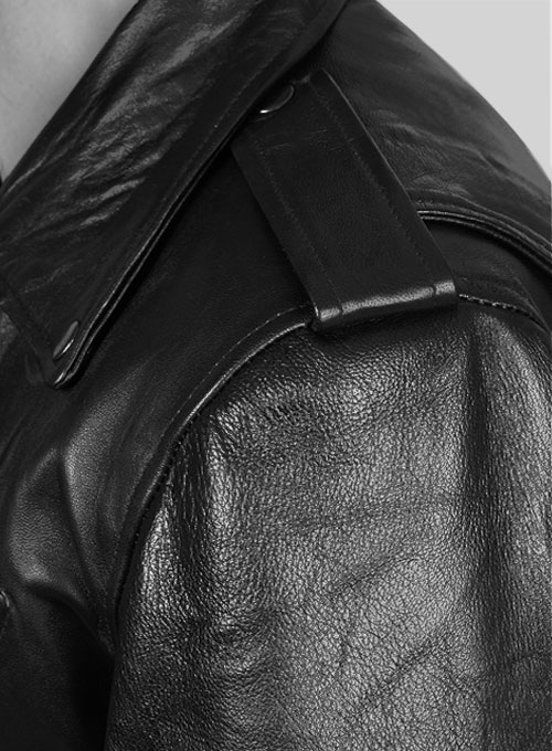 Pure Leather Biker Jacket #2 - Click Image to Close
