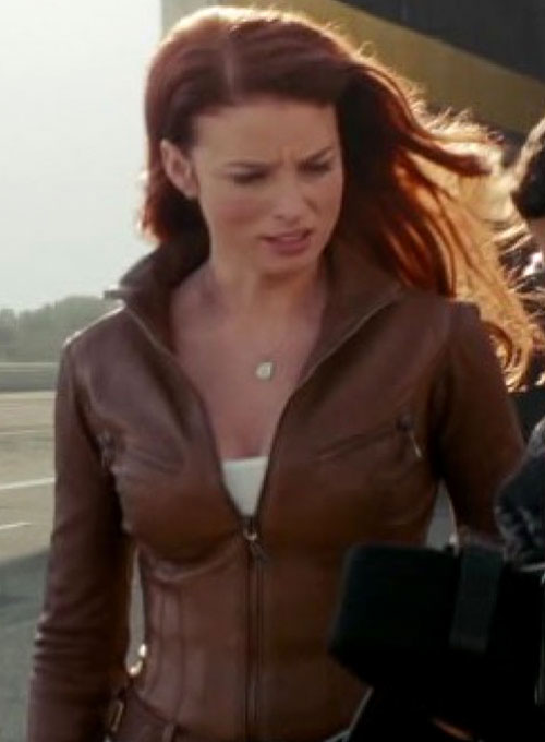 Rachel Nichols G I Joe The Rise of Cobra Leather Jacket - Click Image to Close