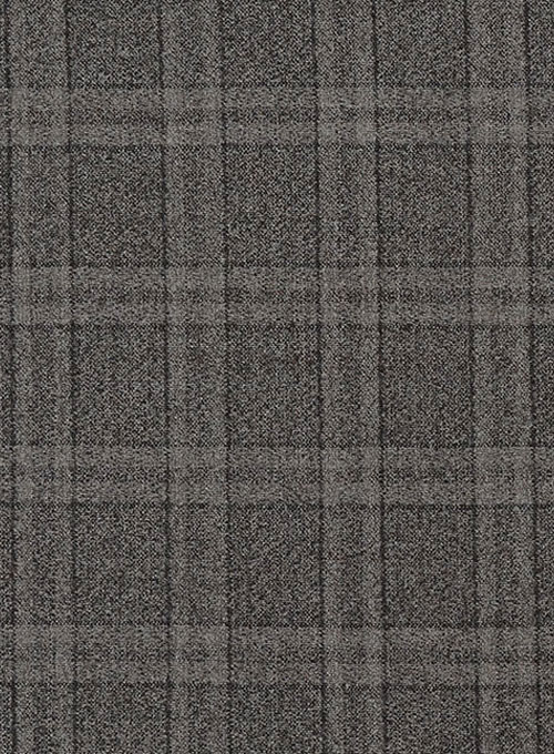Reda Homme Gray Checks Pure Wool Jacket
