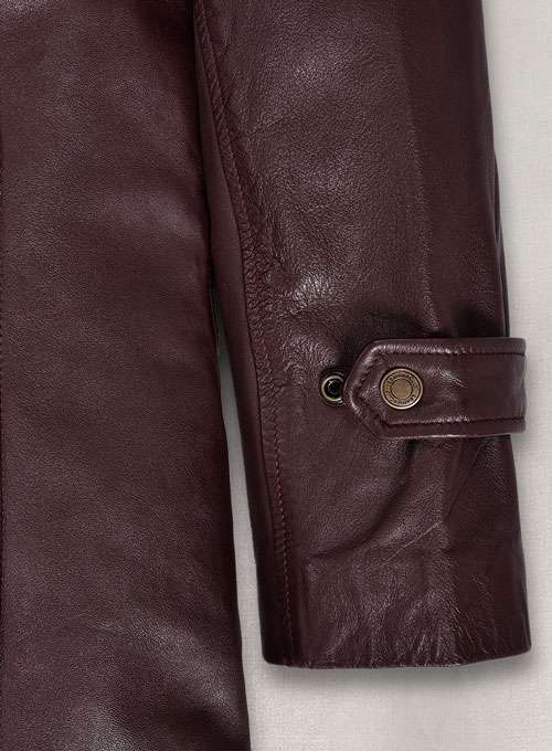 Robert Downey Jr Leather Blazer #1