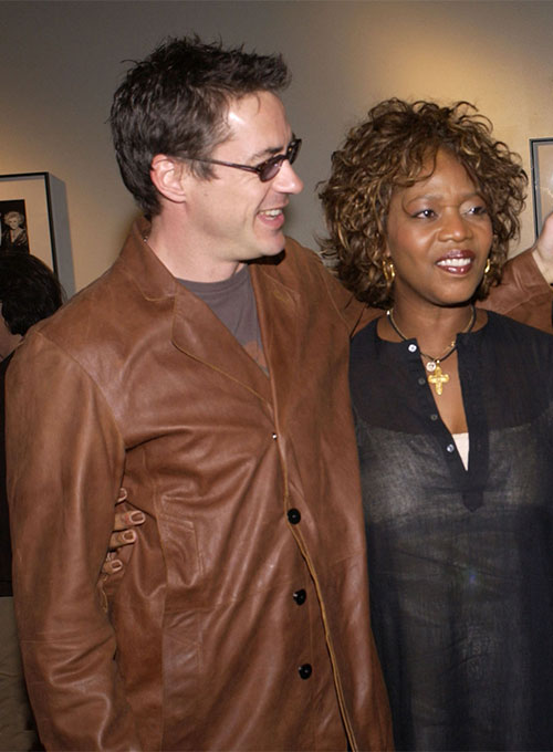 Robert Downey Jr Leather Blazer #2