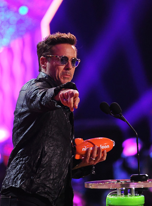 Robert Downey Jr. Nickelodeon Awards Leather Jacket