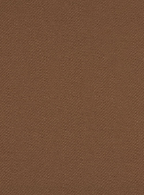 Rome Brown Stretch Chino Jacket