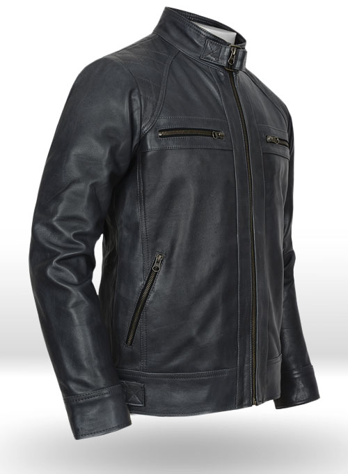 Rover Blue Leather Jacket # 653