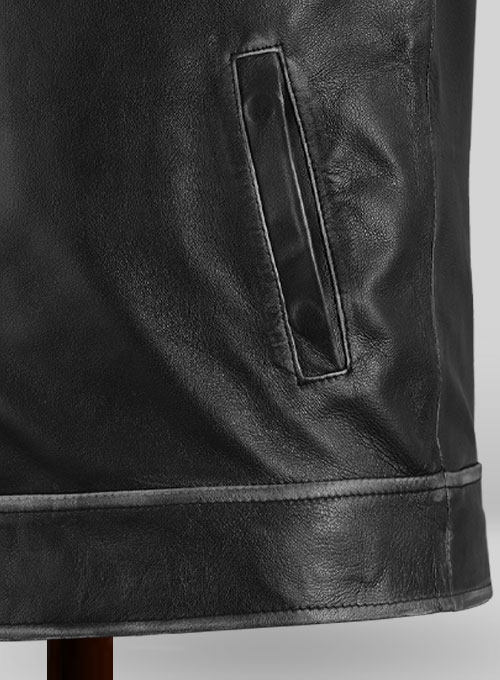 Rubbed Black Jason Bateman Leather Jacket