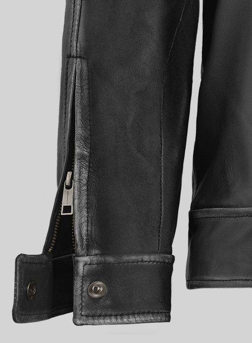 Rubbed Black Jason Bateman Leather Jacket