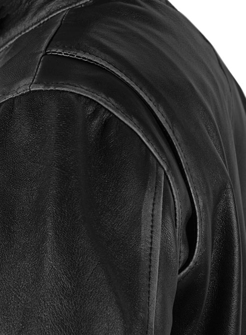 Rubbed Black Mark Wahlberg Contraband Leather Jacket