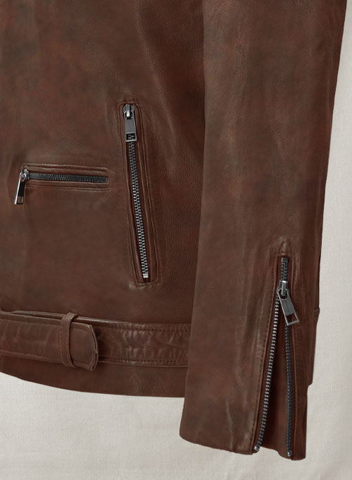 Rutland Spanish Brown Riding Leather Jacket