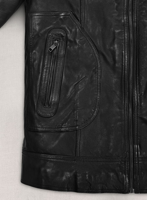 Sam Worthington Leather Jacket #1