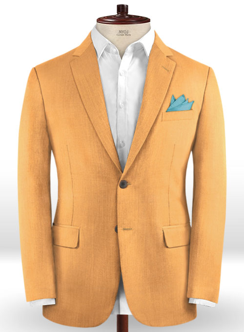 orange jacket dress