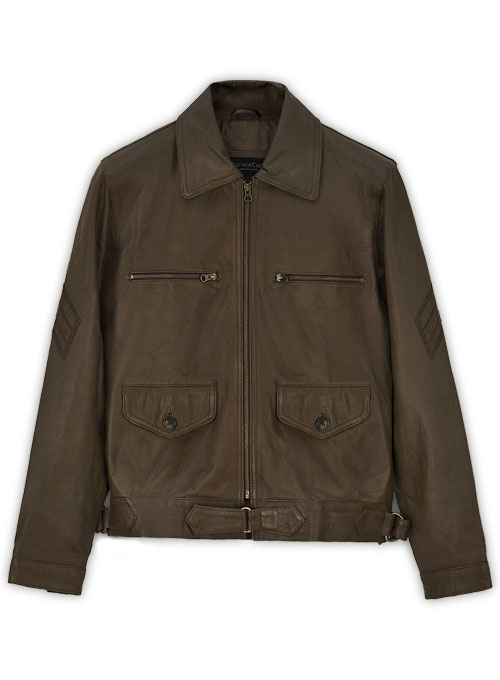 Scott Eastwood Fury Leather Jacket