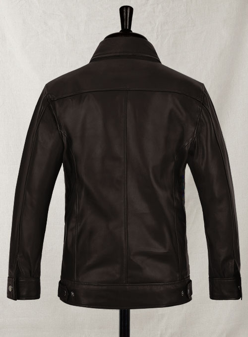 Soft Dark Brown Don Cheadle Traitor Leather Jacket