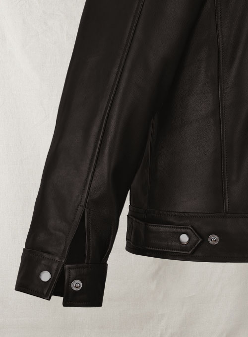 Soft Dark Brown Don Cheadle Traitor Leather Jacket