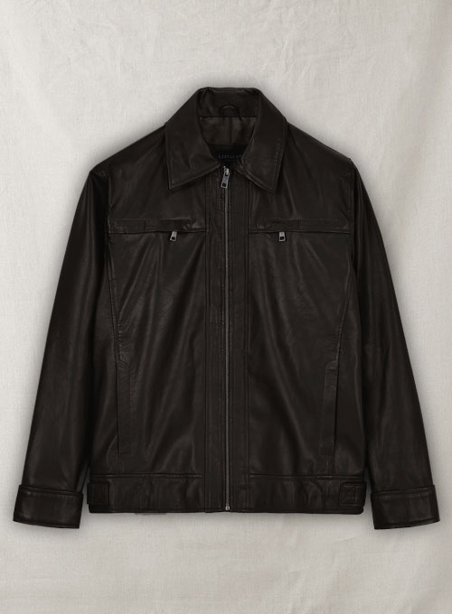 Soft Dark Brown Don Cheadle Traitor Leather Jacket