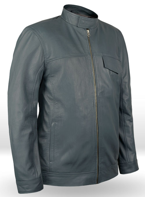 Soft Sherpa Gray Washed & Wax Shia Labouf Transformers 3 Jacket