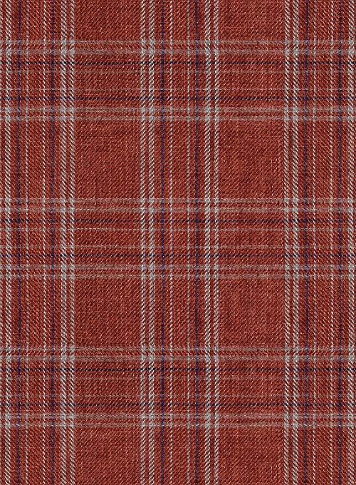 Solbiati Wine Square Linen Jacket - Click Image to Close