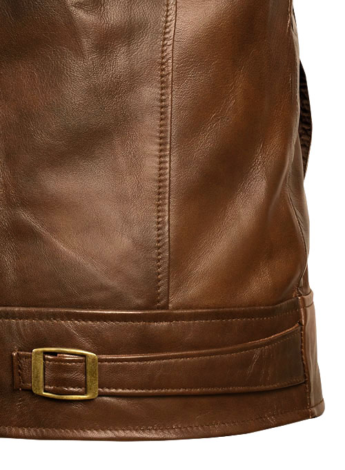 Spanish Brown The Expendables 2 Jason Statham Leather Jacket