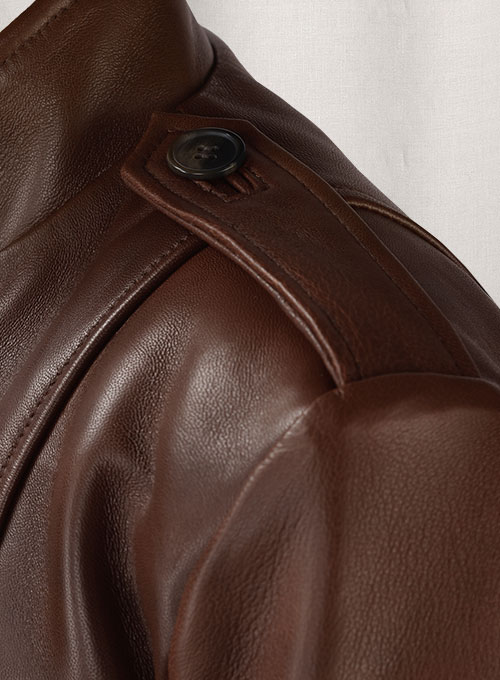 Spanish Brown Katherine Heigl Leather Jacket