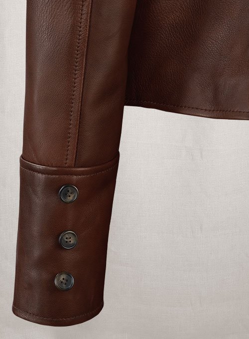 Spanish Brown Katherine Heigl Leather Jacket