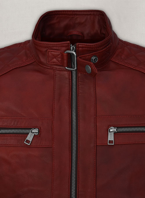 Spanish Red Leather Jacket # 653