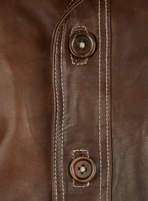 Spanish Brown Brad Pitt Fight Club Leather Jacket Makeyourownjeans Spanish Brown Brad Pitt Fight Club Leather Jacket