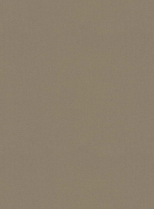Spring Brown Stretch Chino Jacket