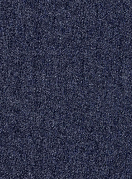 Steel Blue Flannel Wool Jacket